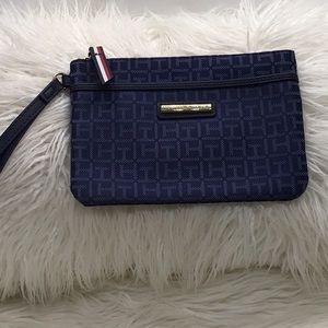 Tommy Hilfiger Navy Blue Wristlet